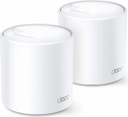 sistem Mesh WiFi 6 TP-LINK Deco X20, deri 1800 Mbps, i bardhë, set 2 copë