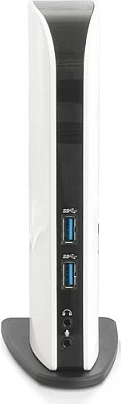 Docking station DeLOCK 87568, USB-A/USB-B, HDMI + DVI, Gigabit LAN, 7x USB, bardhë/zi