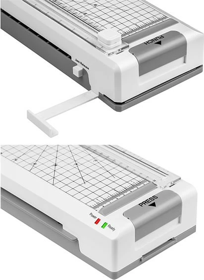 Laminator Tracer TRL-7 All-in-One WH, A4, i bardhë/gri