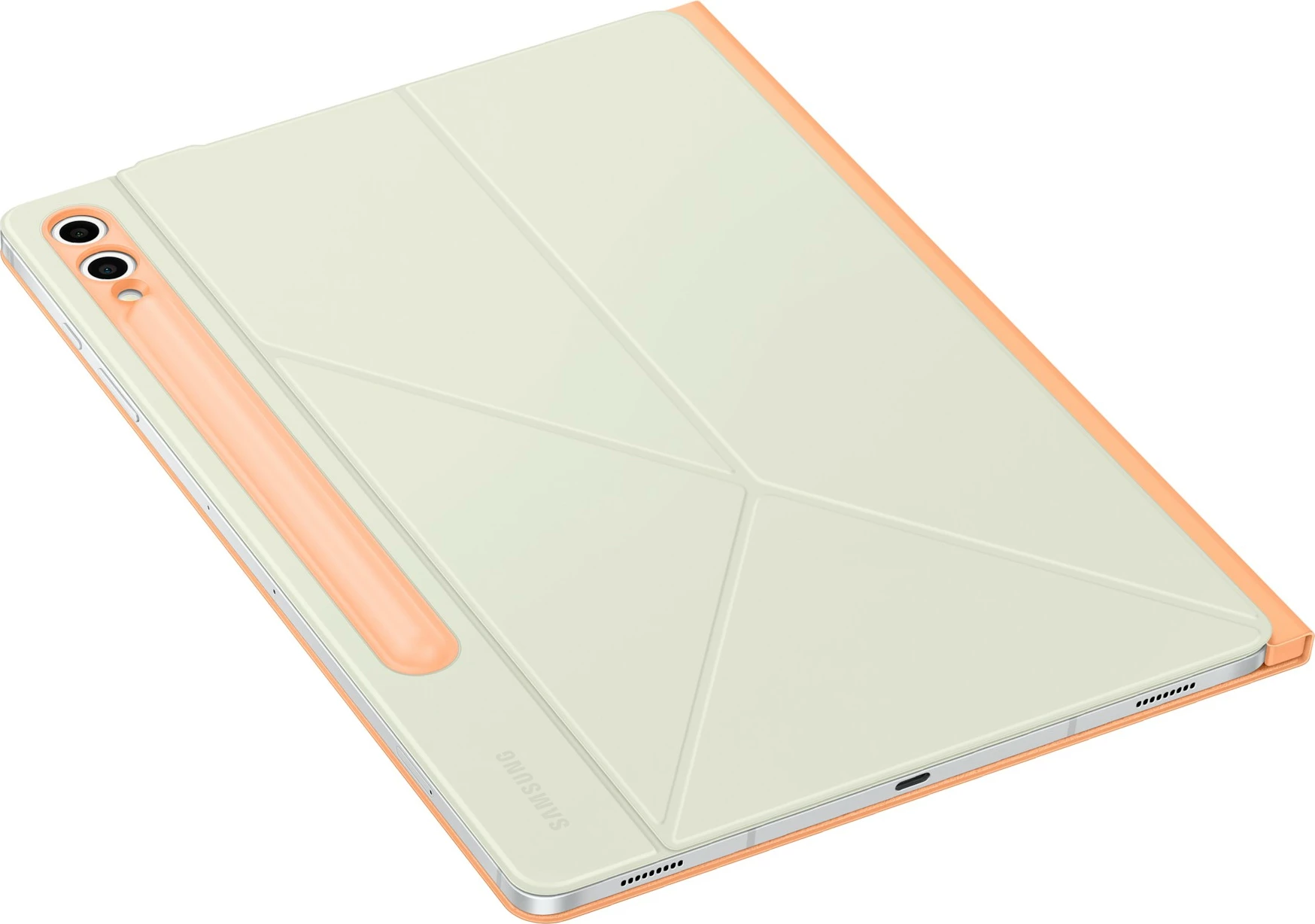 Mbështjellës folio Samsung Galaxy Tab S10+, S9+, S9 FE+, portokalli