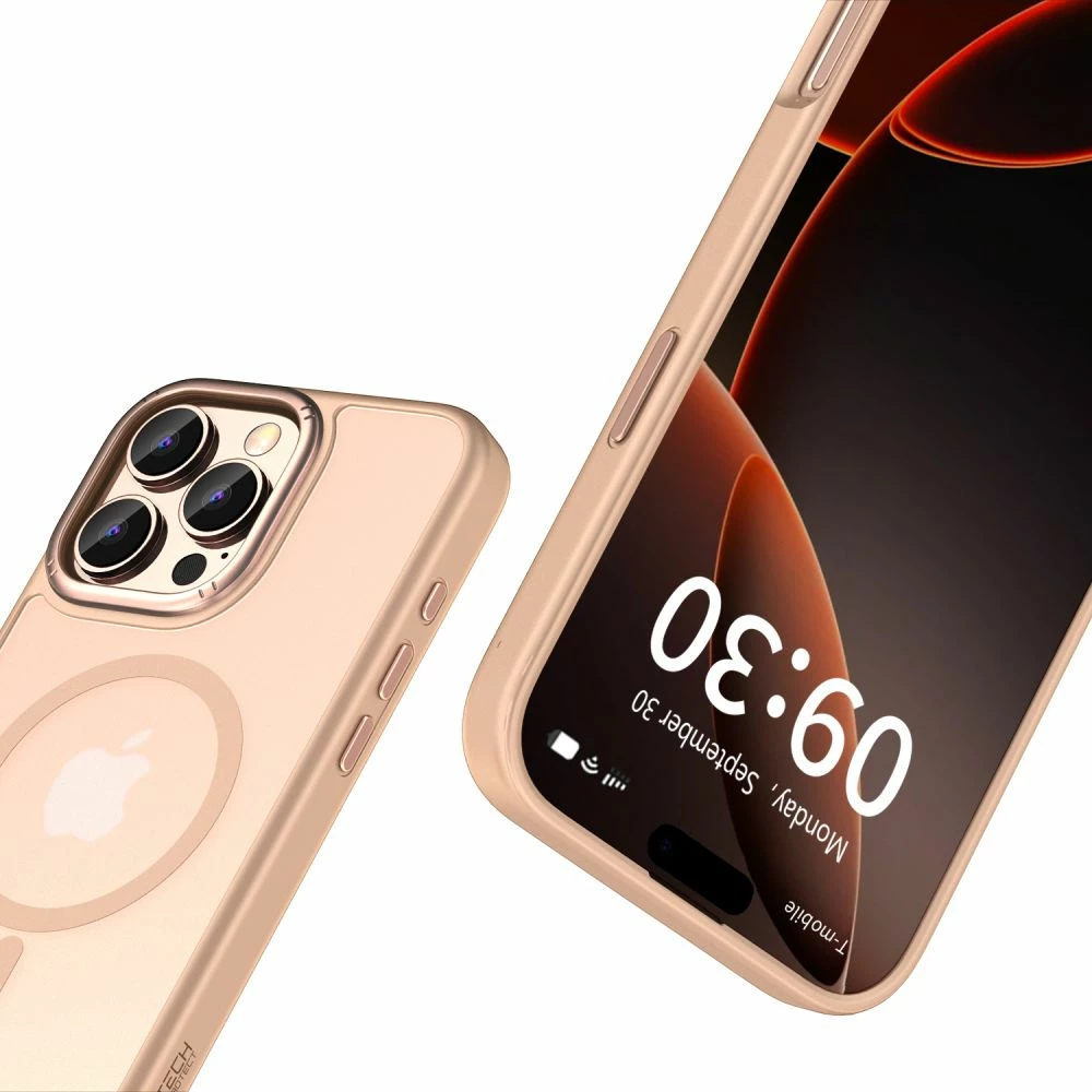 Mbështjellës Tech-Protect MagMat MagSafe për iPhone 16 Pro Max, Rozë