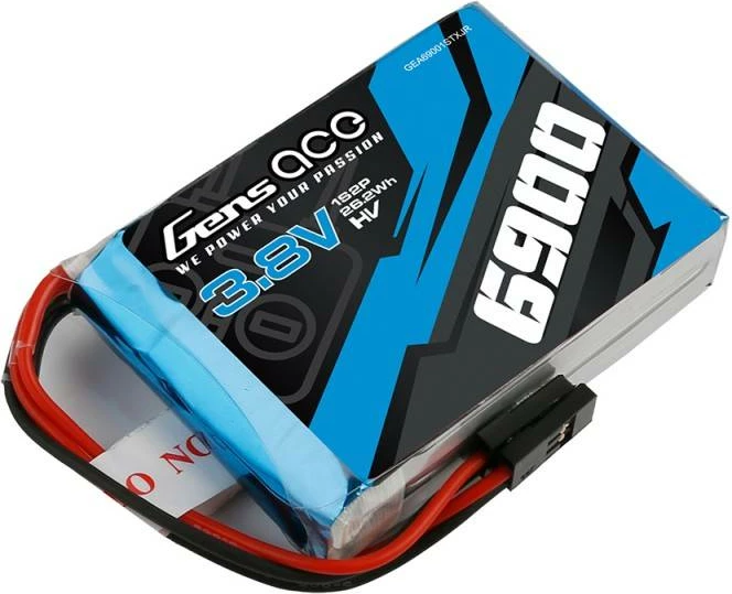 Bateri LiPo Gens Ace 6900mAh 3.8V 1C 1S2P për makina RC