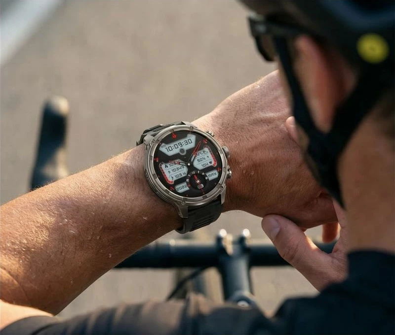 Smartwatch Gravity GT41-3, rrip i argjendtë + byzylyk