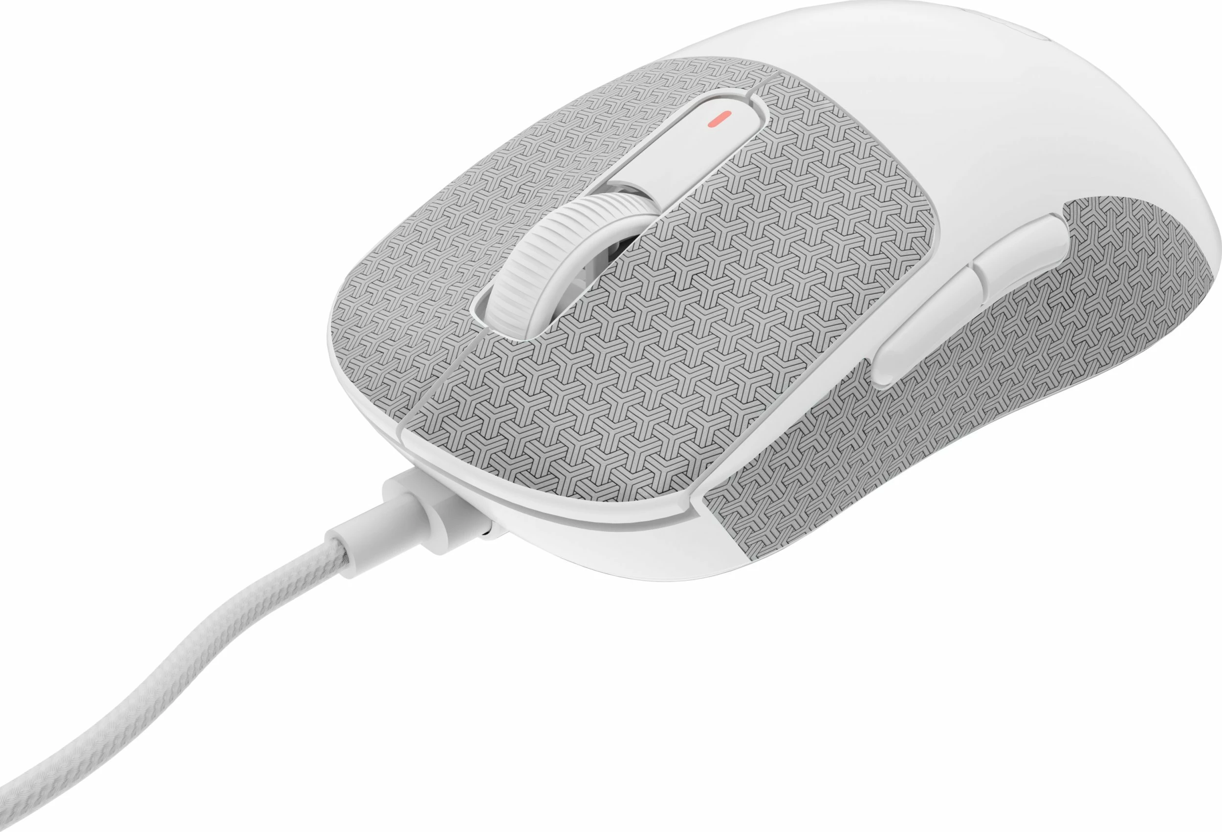 Maus gaming Fury Tanto T4 NFU-2200 me kabllo USB, 12000 DPI, 7 butona, 46 g, i bardhë