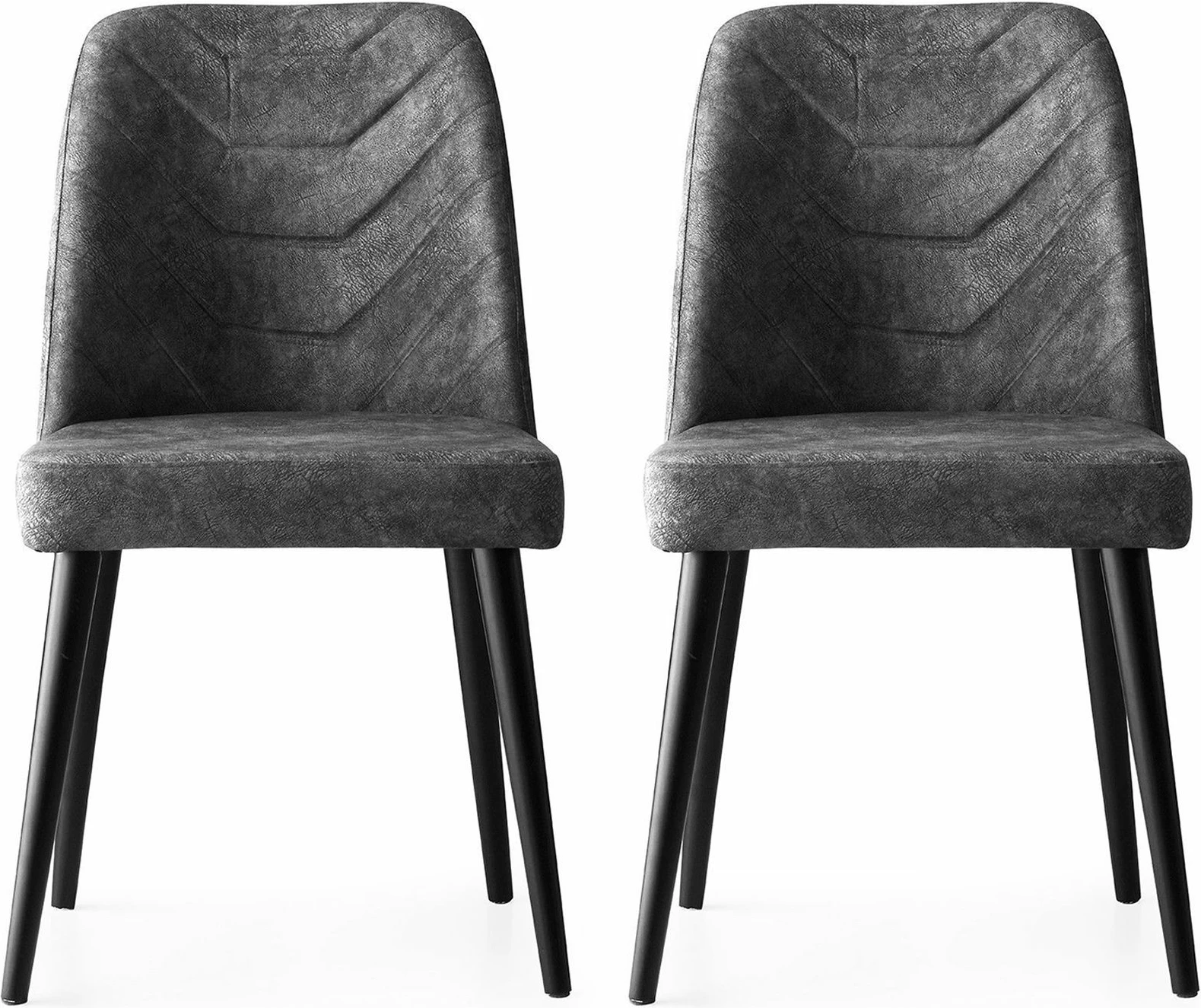 Set karrigesh (2 copë) Hanah Home, Dallas - 527 V2, ngjyrë antracit