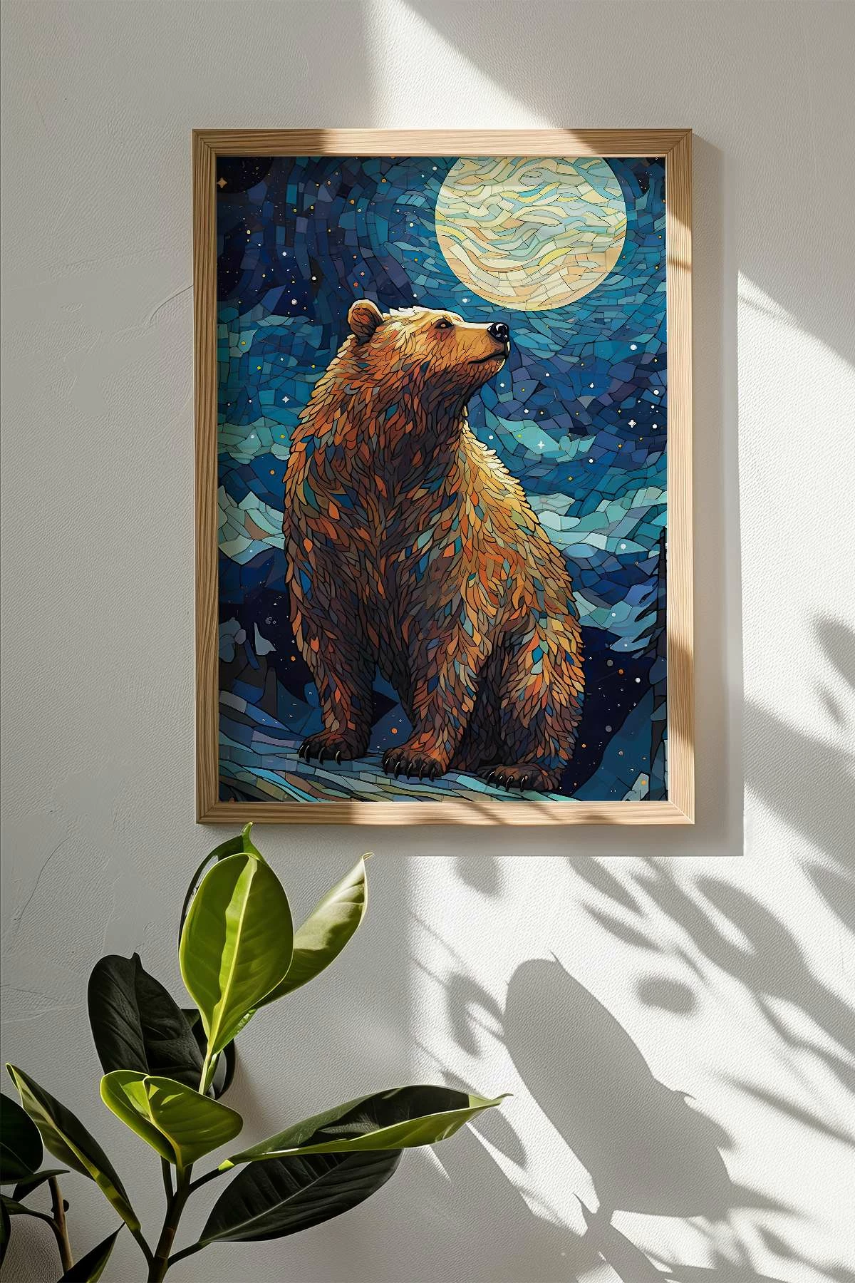 Pikturë dekorative me kornizë, Wallity, Mscartmdl6, shumëngjyrëshe, 33x48cm