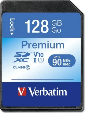 Kartelë memorie Verbatim Premium SDXC 128GB Class 10 multikolor