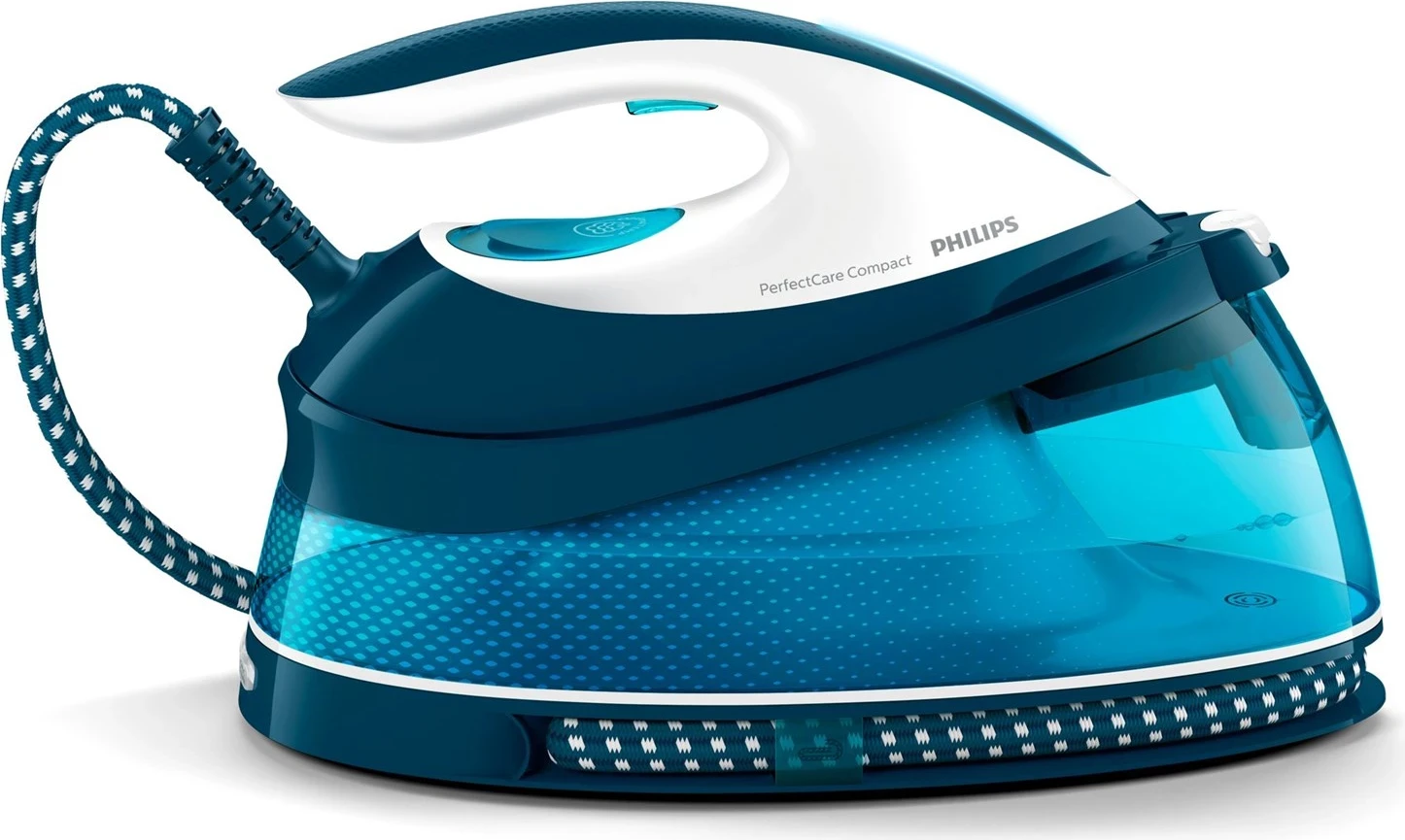 Stacioni i hekurit me avull Philips GC7840/20, 2400 W, 1.5 L, Blu dhe Bardhë