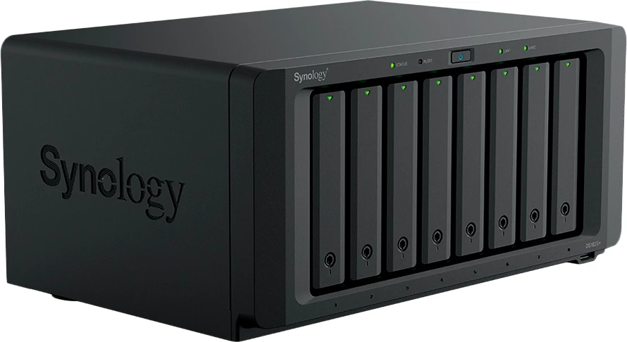 Storage NAS Synology DiskStation DS1825+ 8-bay 8GB DDR4 Ryzen 2.2GHz 2x2.5GbE Black