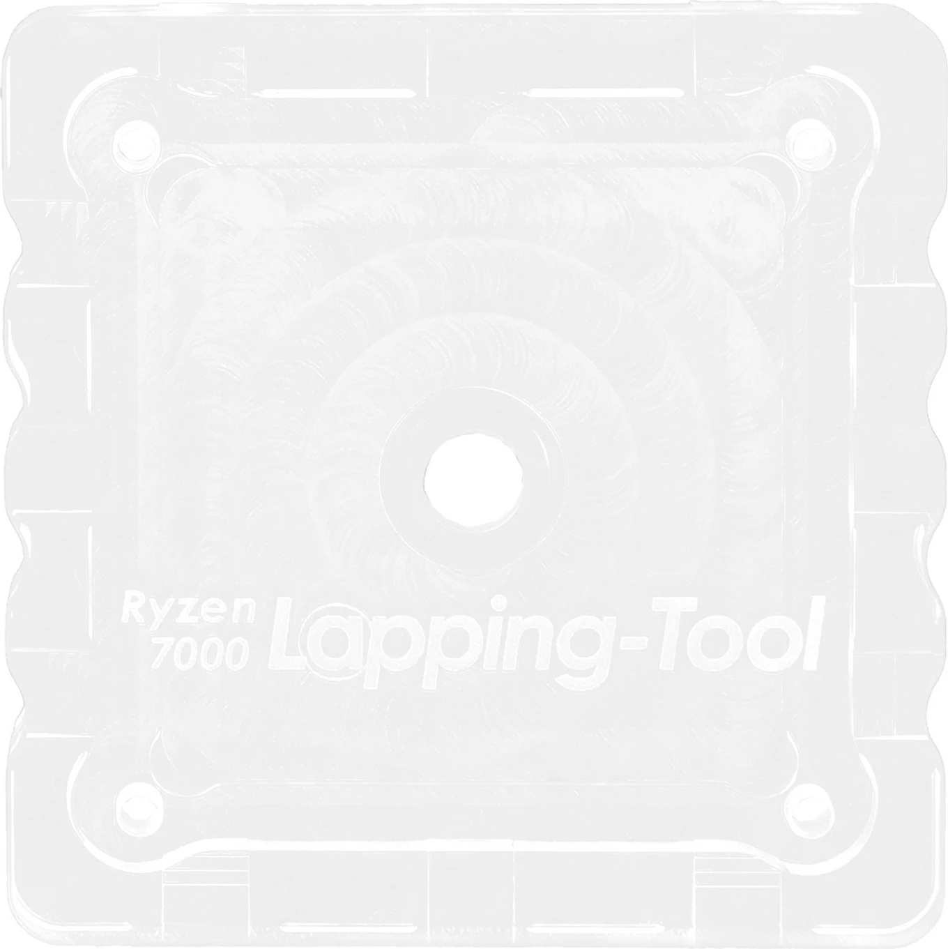 Vegël lapping Thermal Grizzly Ryzen 7000 Lapping Tool, transparente