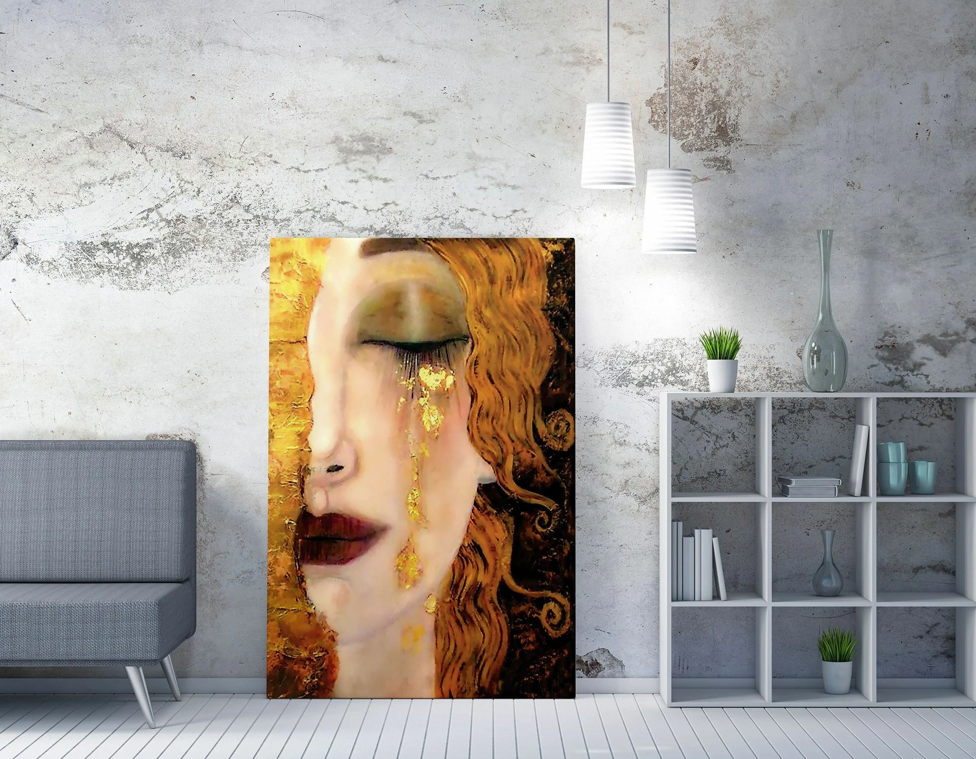 Pikturë dekorative në kanavacë, shumëngjyrëshe, WY142, 50x70cm