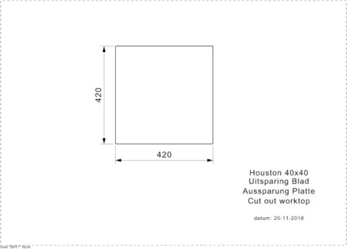 Lavaman inox, Houston 40