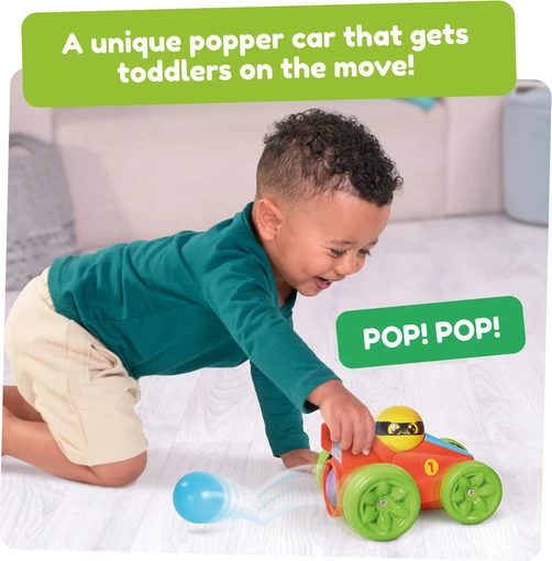 Tomy Toomies Pop &amp; Go Racer – Lodër Makinë Interaktive