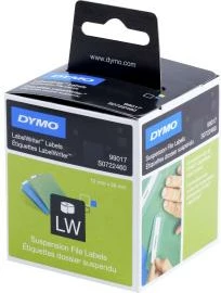 Etiketa vetëngjitëse, Dymo, 99017 Suspension File (S0722460) LabelWriter, pa BPA, FSC Mix, e bardhë