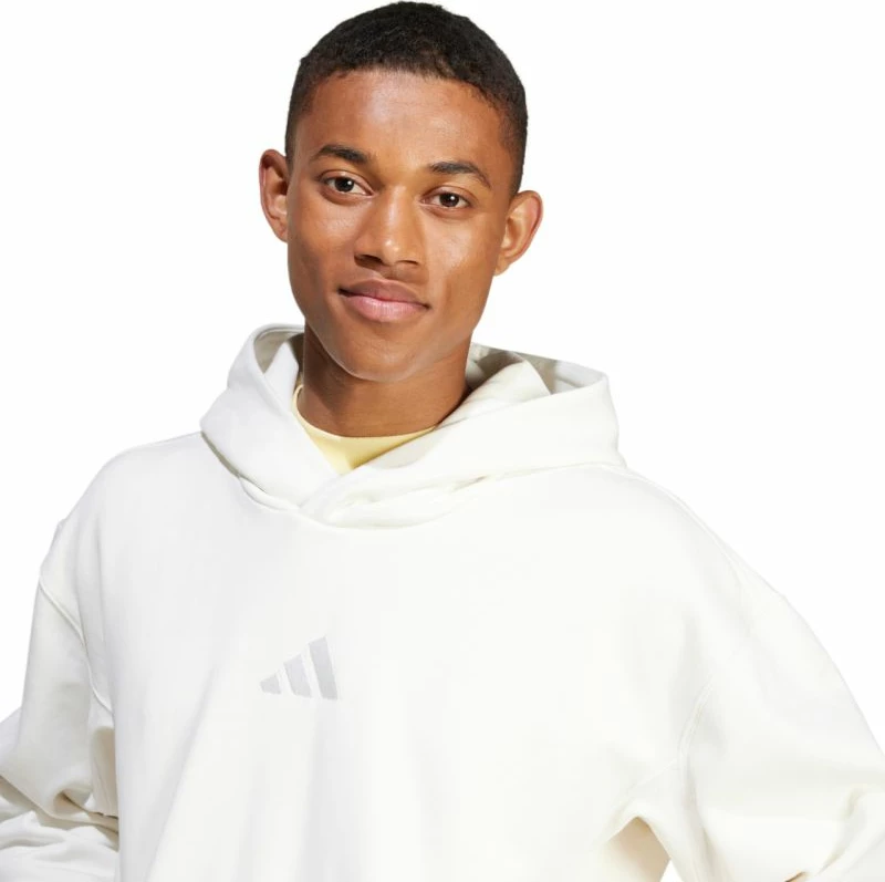 Duks për meshkuj adidas All Szn Fleece Hoodie IY4121, i bardhë