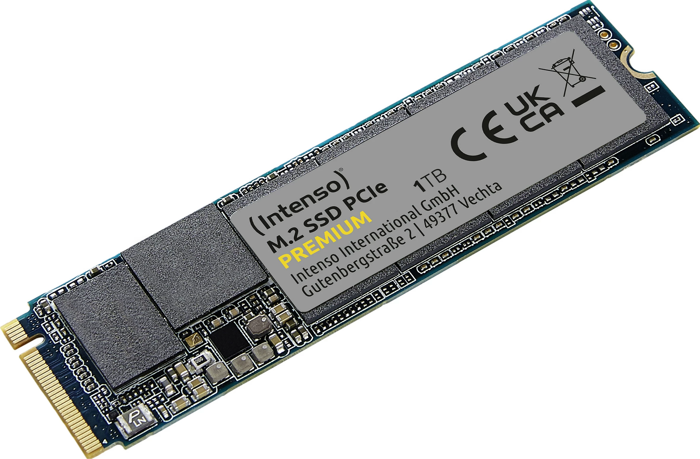 SSD Intenso 3835460, 1 TB, M.2, 2100 MB/s