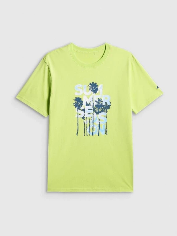 Maicë oversize për meshkuj 4F 4FWSS26TTSHM2784, e bardhë