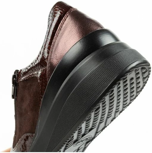 Atlete platforme për femra Scholl, kafe