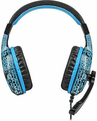 Kufje gaming Fury Hellcat NFU-0863, me kabllo 2 m, Mini Jack 2x 3.5 mm + USB, blu