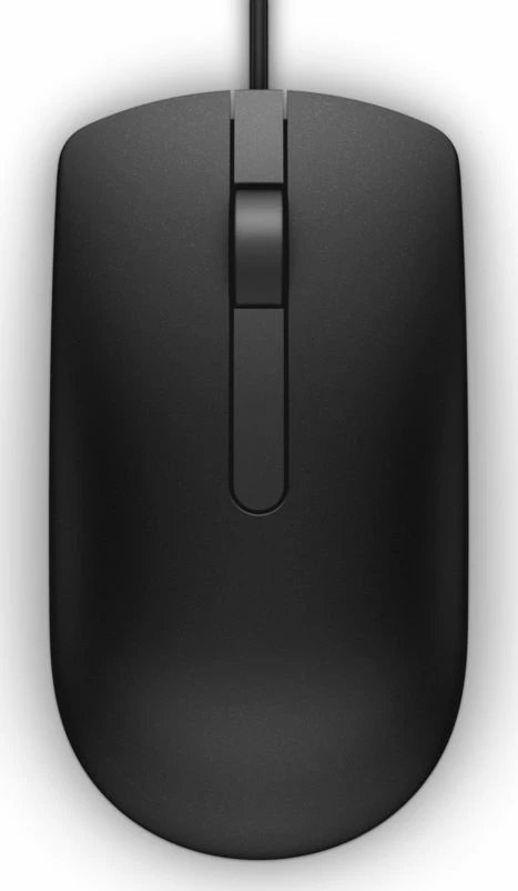 Maus Dell MS116 (570-AAIS) USB 1000 DPI me kabllo 1.8 m, e zezë