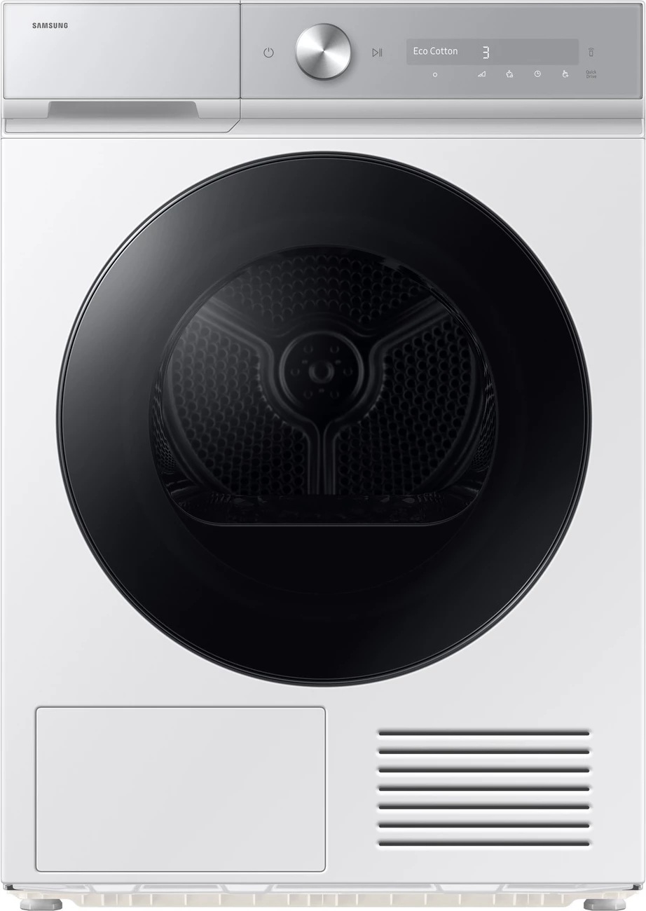 Tharëse rrobash, Samsung DV90DB8845GHU4 BESPOKE, 9 kg, klasë energjie A, pompë nxehtësie, AI Control, e bardhë