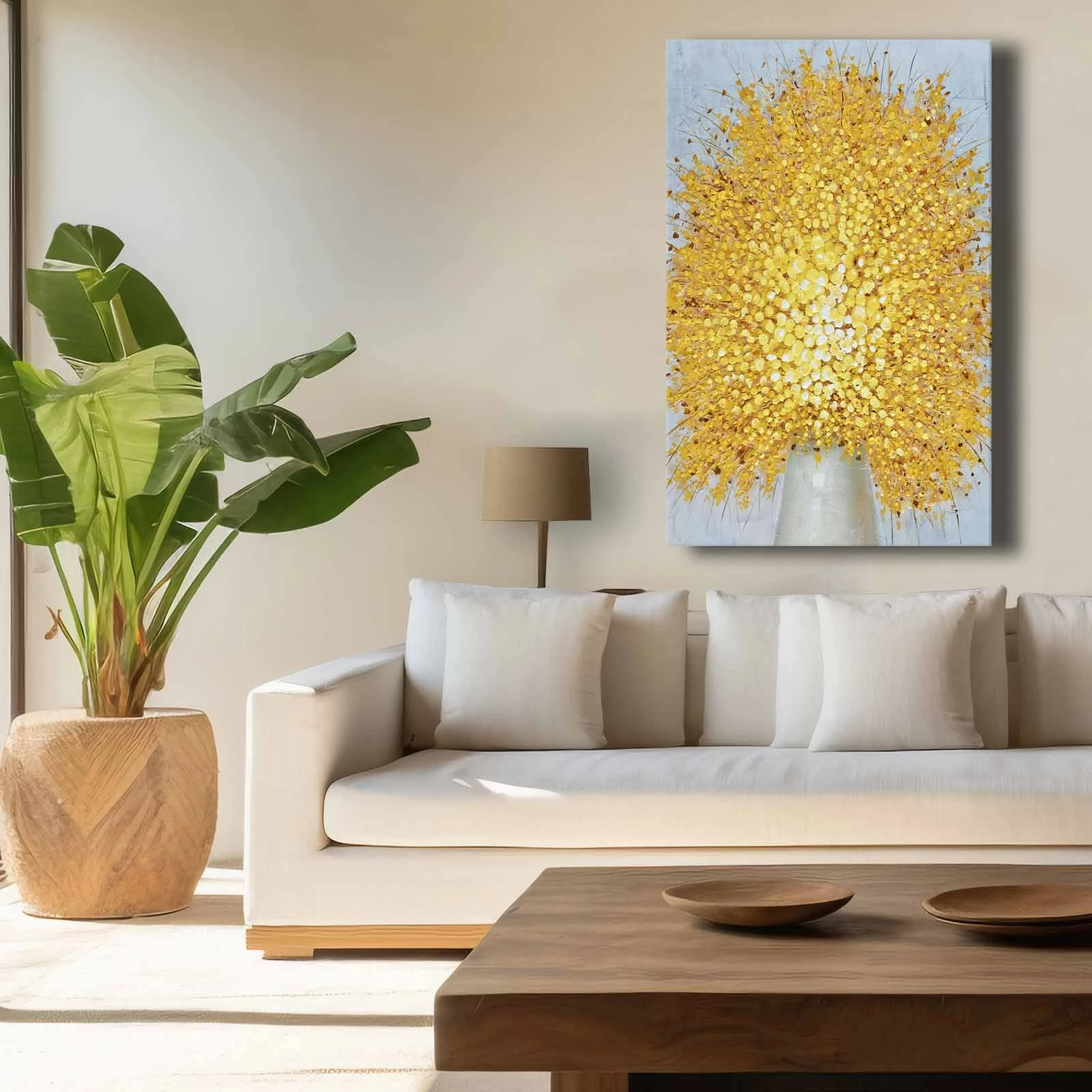 Pikturë dekorative në kanavacë, shumëngjyrëshe, 45x70cm, Wallity 4570softc-018