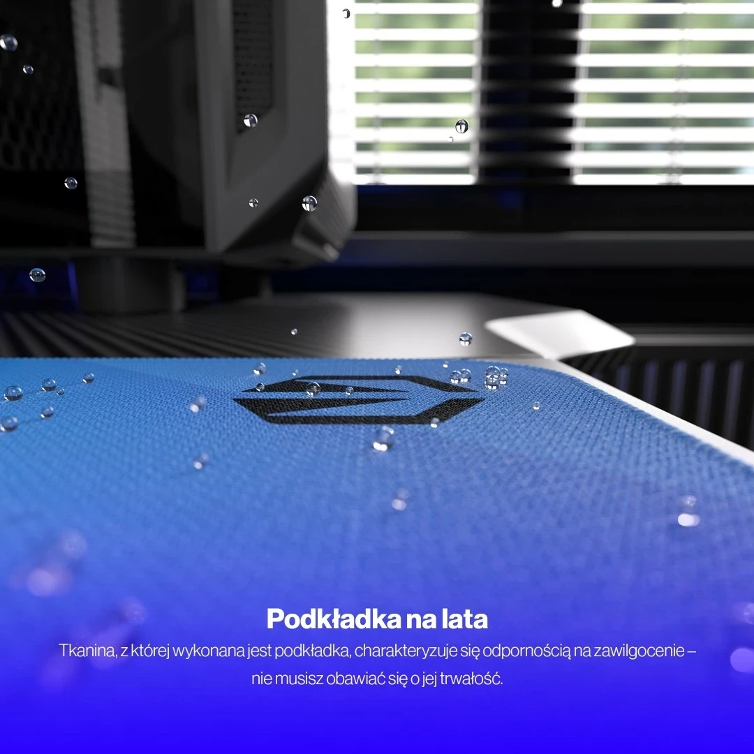 Mauspad Endorfy Crystal Blue XL, material, për lojtarë, ngjyrë blu