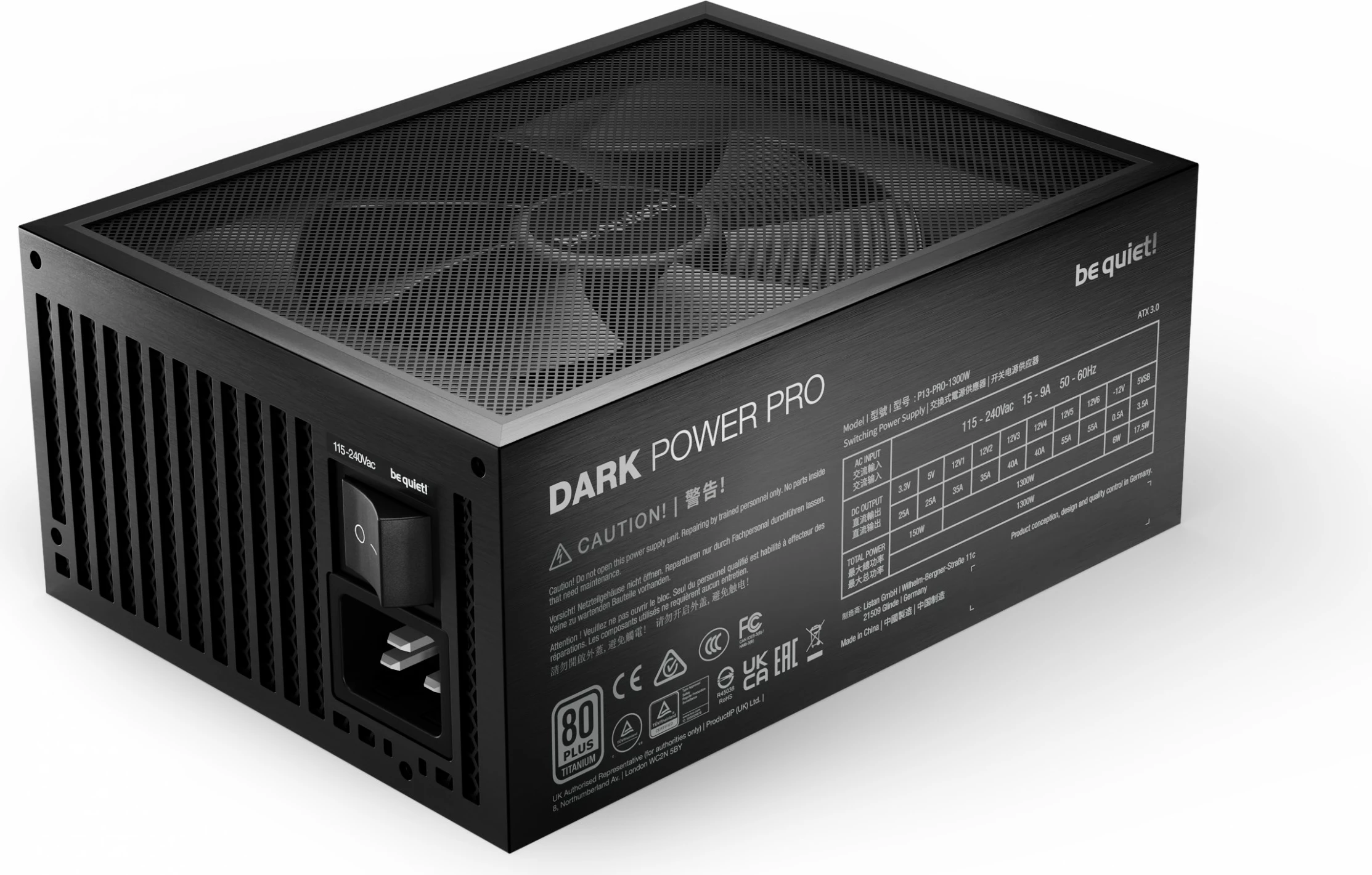 Furnizues energjie Be Quiet! Dark Power Pro 13, 1300W, 80 PLUS Titanium