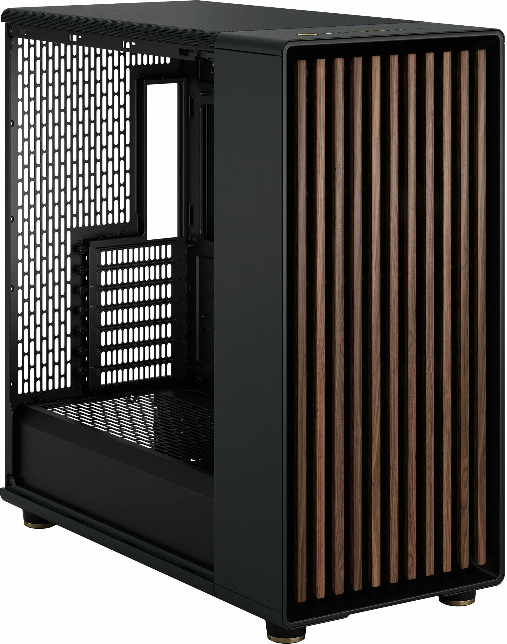 Kasë Fractal Design FD-C-NOR1X-02, Midi Tower, ATX, EATX, micro ATX, Micro-ITX, e zezë, qymyr
