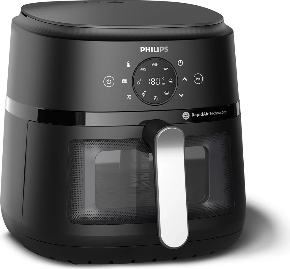 Airfryer Philips 2000 series NA231/00, 6.2 L, Argjendtë