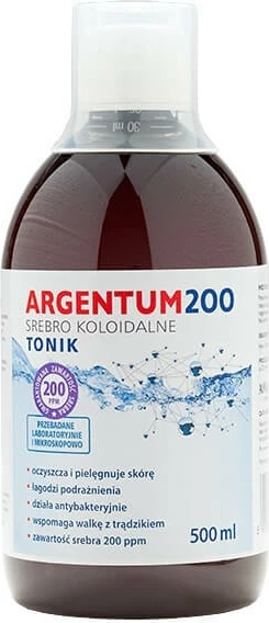 Tonik fytyre unisex Aura Herbals Argentum 200 argjend koloidal 200PPM, 500ml