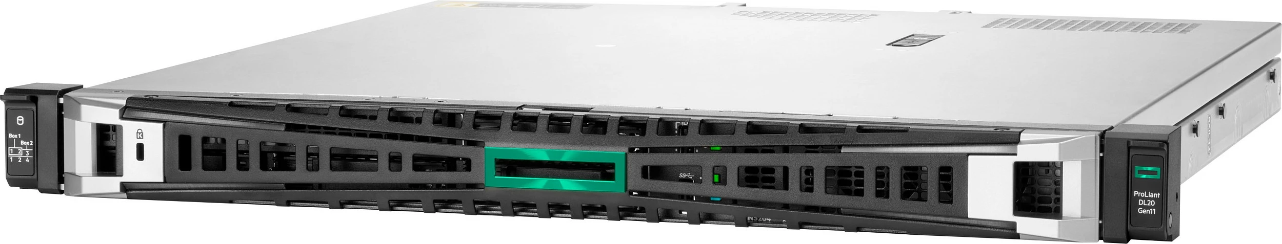 Server rack HPE ProLiant DL20 Gen11, Intel Xeon E-2434, 32GB DDR5, 2x480GB SATA SSD, 1U, gri/zi