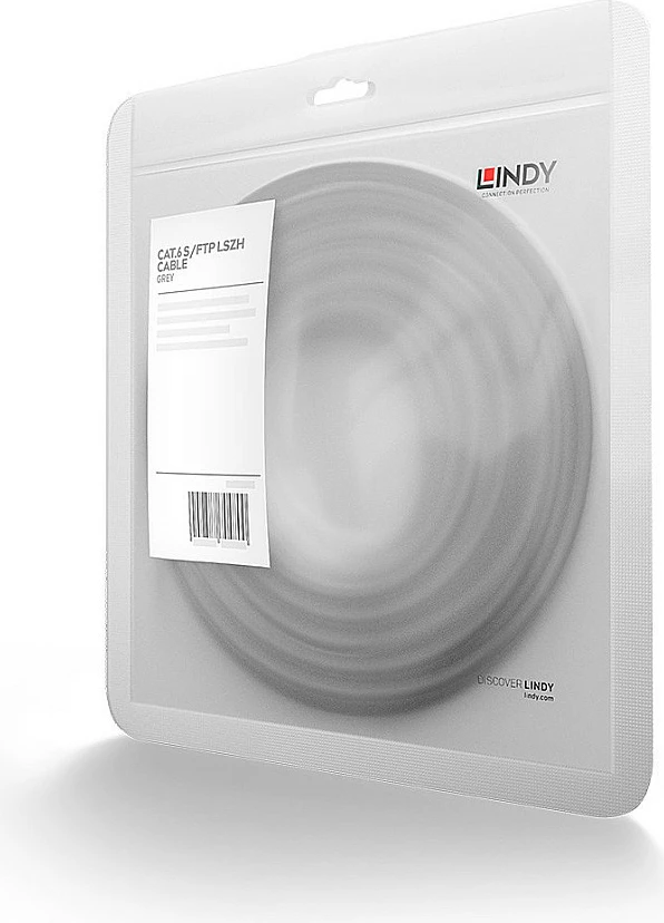 Kabllo rrjeti Ethernet LINDY 45582, Cat6 S/FTP, RJ45-RJ45, 1m, gri
