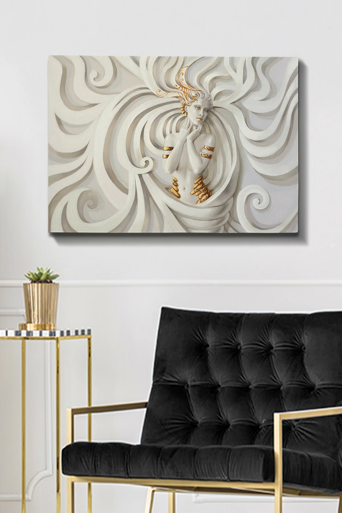 Pikturë dekorative në kanavacë Wallity, kanavacë tablo, 70x100cm, 93