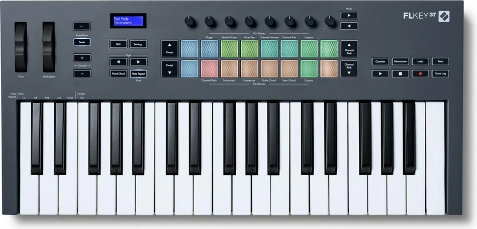 Tastierë MIDI novation FLkey 37, 37 taste, për FL Studio, e zezë