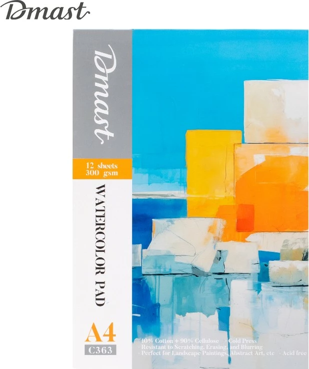 Deli Watercolor Pad A4 Dmast C363