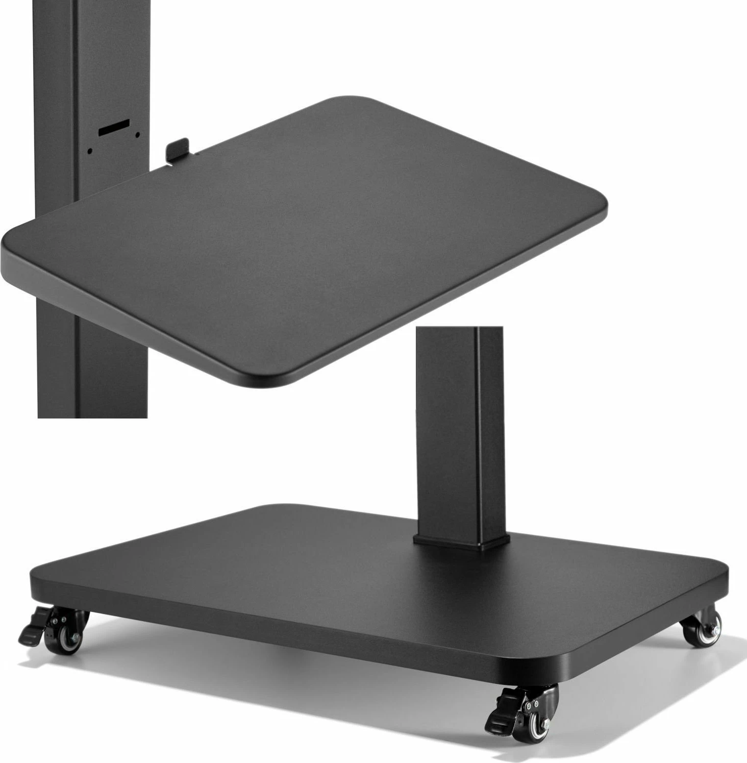 Mbajtëse dyshemeje për TV Mozos MSTV 37"-75" 40 kg, e zezë