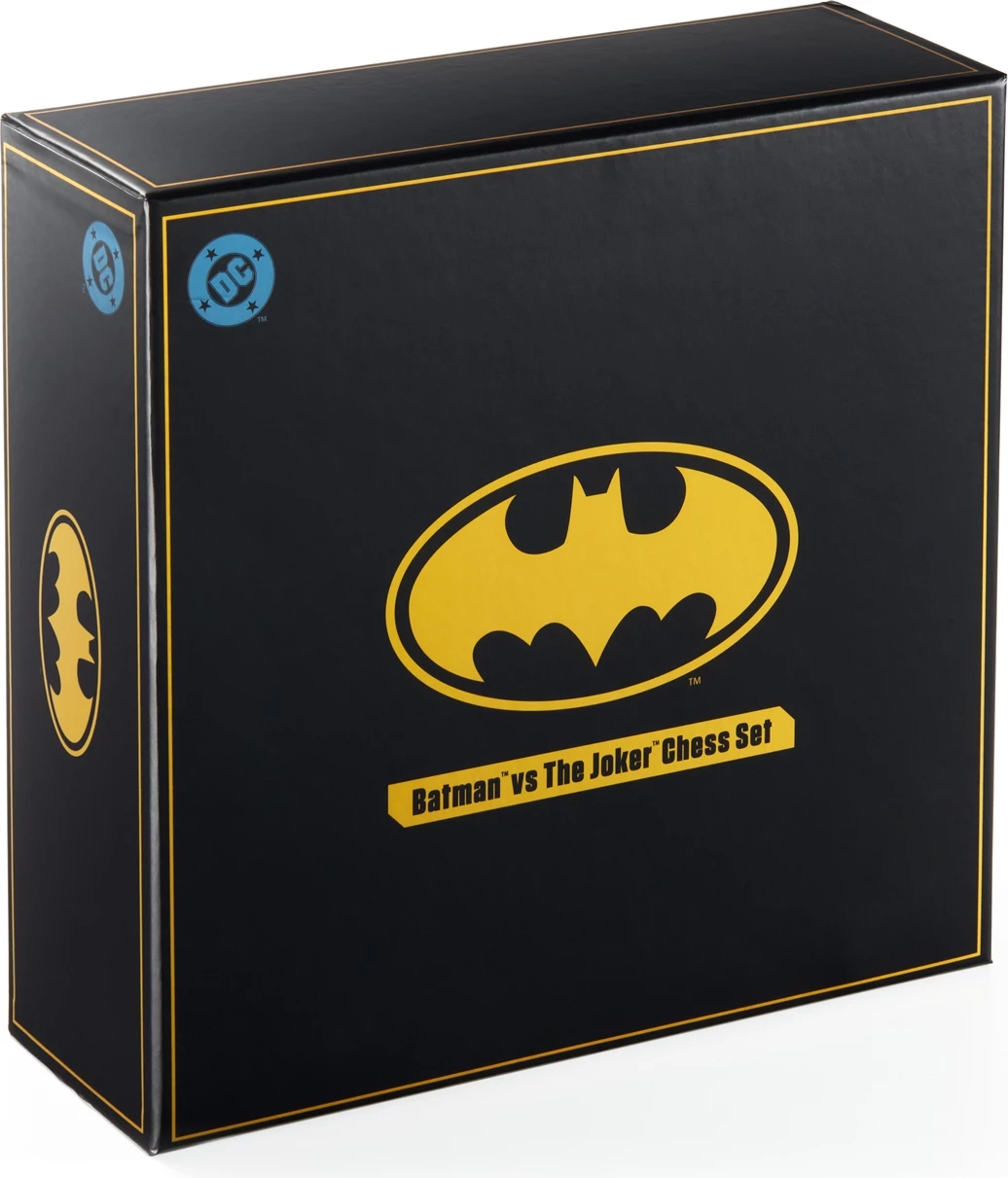 Set shahu Noble Collection DC Batman vs The Joker, 32 figura, tabelë e palosshme 47×47 cm, argjend/ari