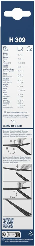 Fshirëse xhami për Hyndai/Toyota 30cm - BOSCH