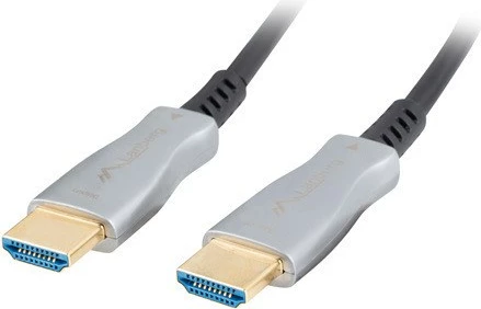Kabllo optike HDMI Lanberg CA-HDMI-20FB-0500-BK, 50m v2.0 4K AOC, e zezë