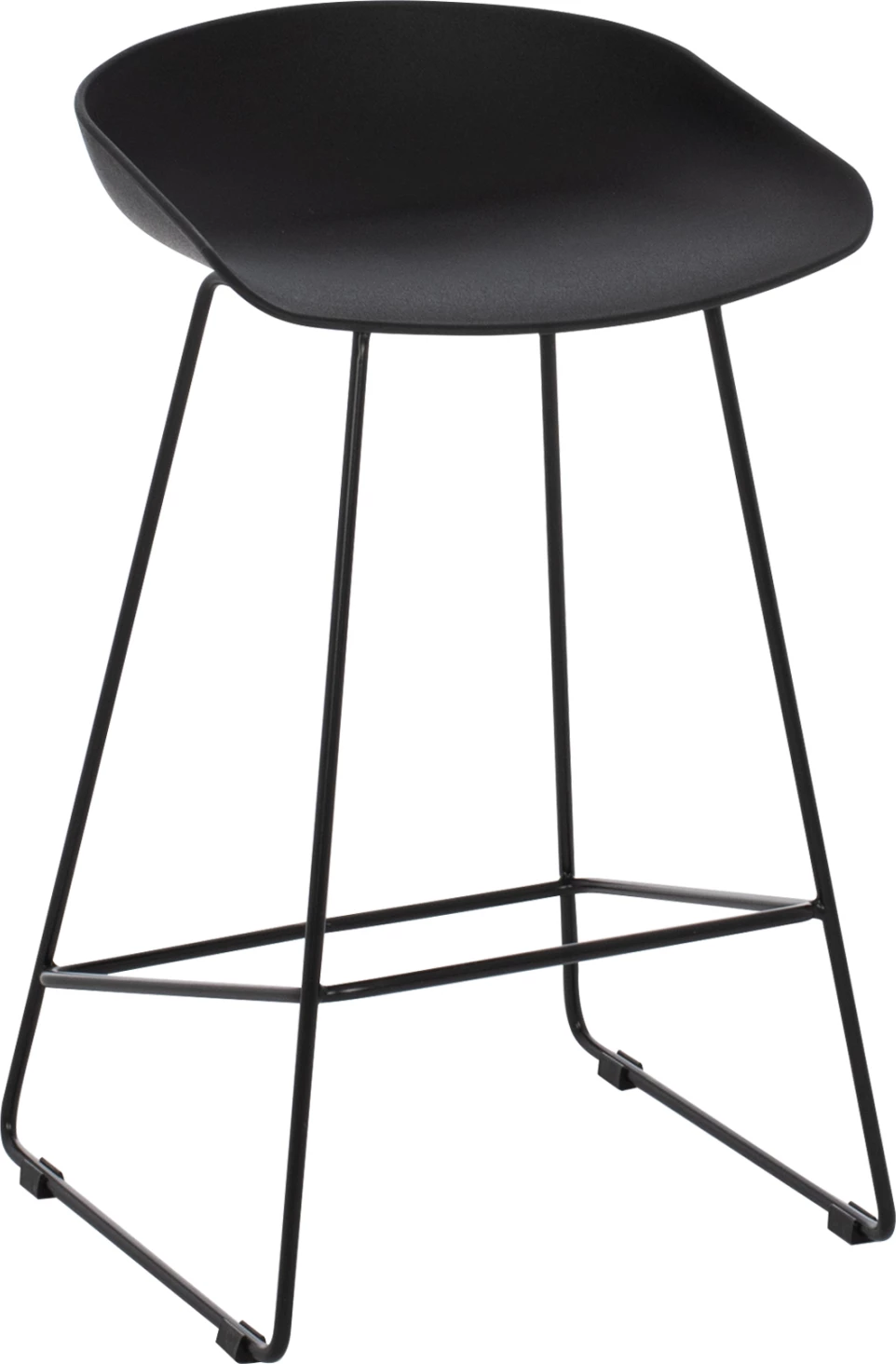 Karrige për bar, e zezë, mesatare, FH9299.02, 44x44x74cm, set 2 copë