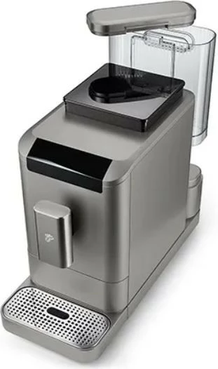 Ekspres kafeje automatik, Tchibo, Esperto2 Caff 618791, 19 bar, mulli çeliku konik, depozitë ujit 1.4L, kontejner kokrrash 300g, Silver