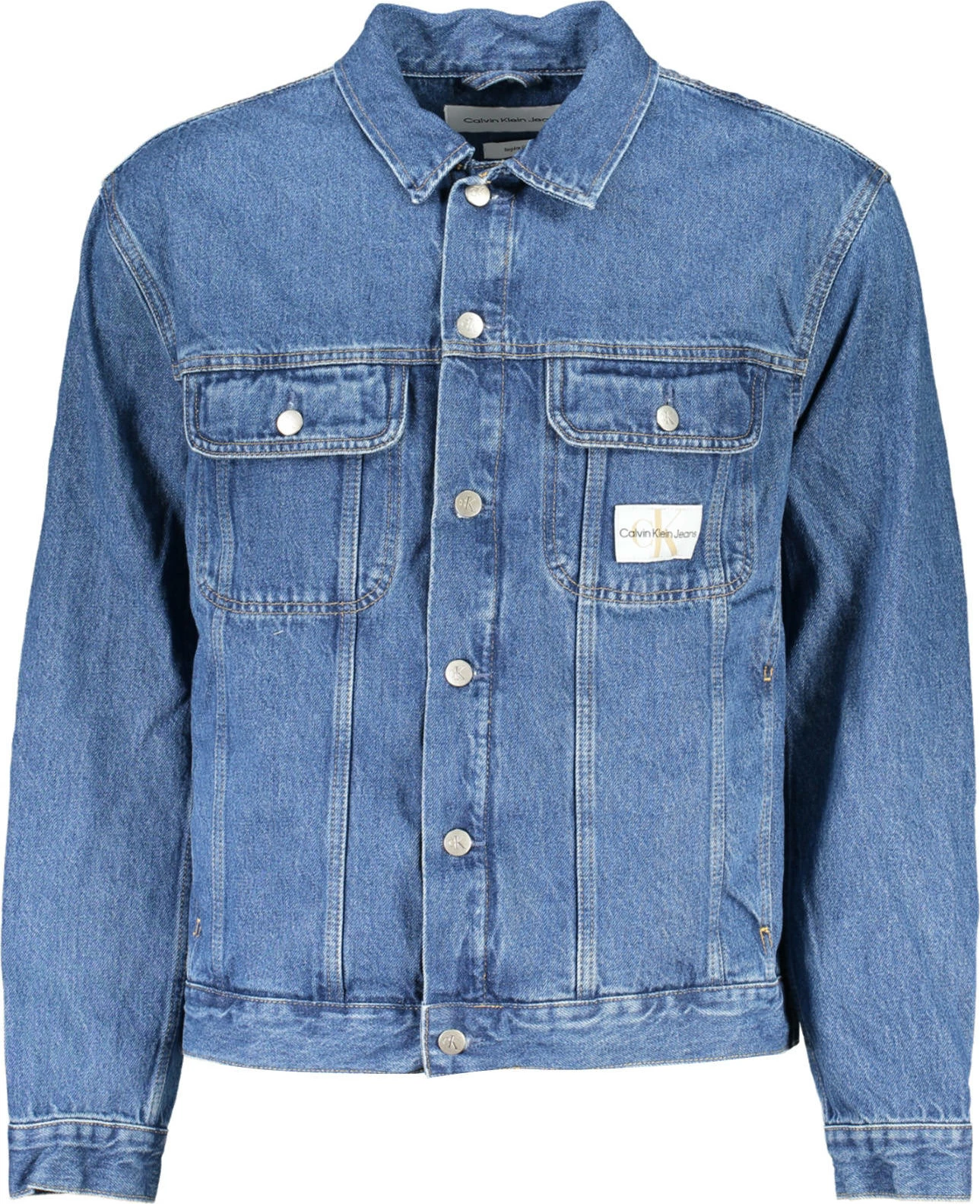 Jakne për meshkuj Calvin Klein denim, kaltër