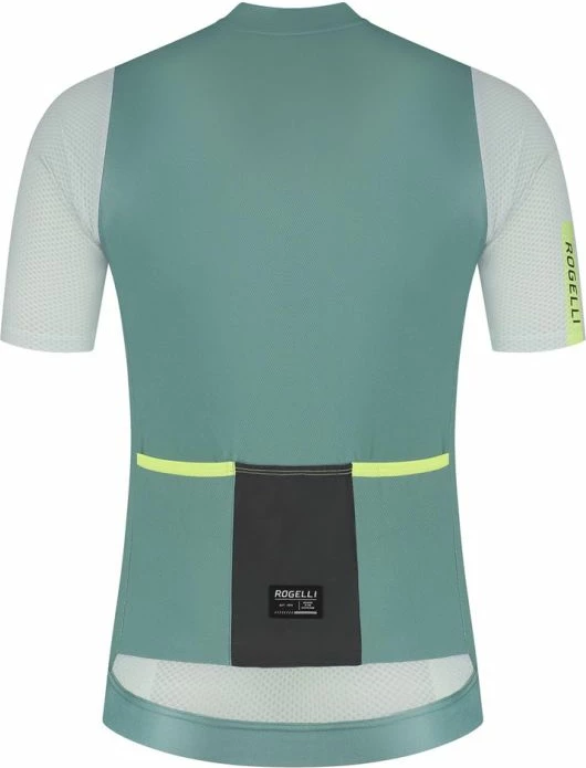 Fanellë çiklizmi për meshkuj Rogelli, turquoise-lime