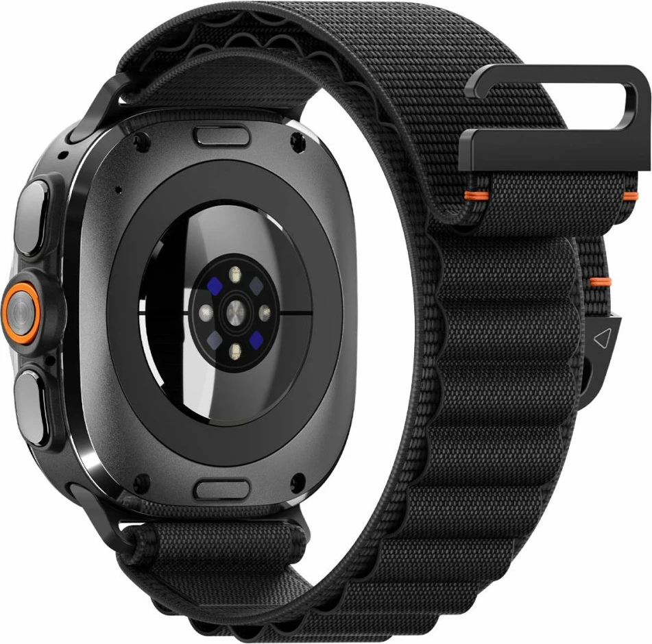 Rrip najloni Spigen WBF1 për Samsung Galaxy Watch Ultra 47mm, 147-215 mm, i zi, 1 copë