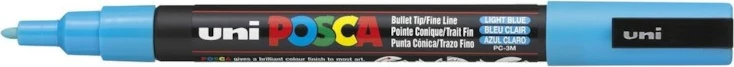 Uni-Marker Pc-3M Posca Light Blue