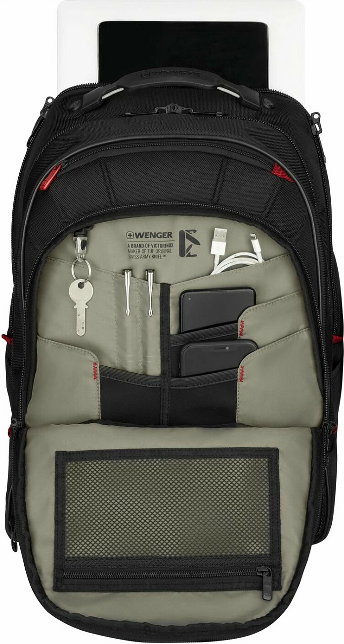 Çantë shpine Wenger Carbon Pro Business për laptop 15.6 inç, e zezë