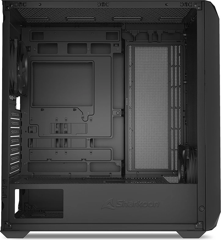 Kasë Sharkoon AK3 ATX, midi tower, metal, e zezë