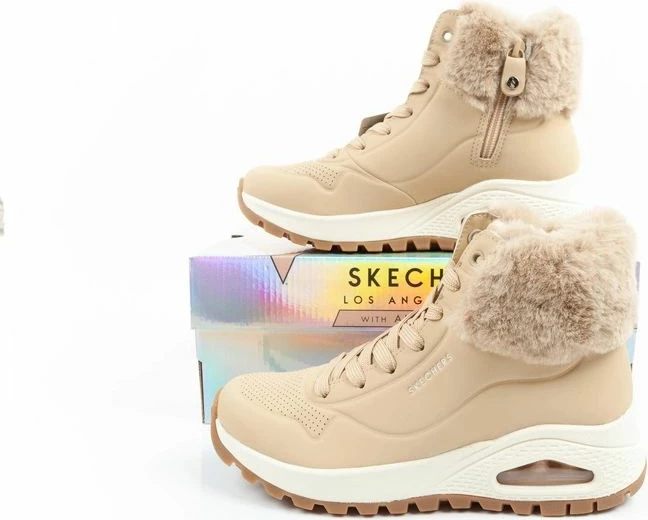 Çizme dimri për femra Skechers, kafe