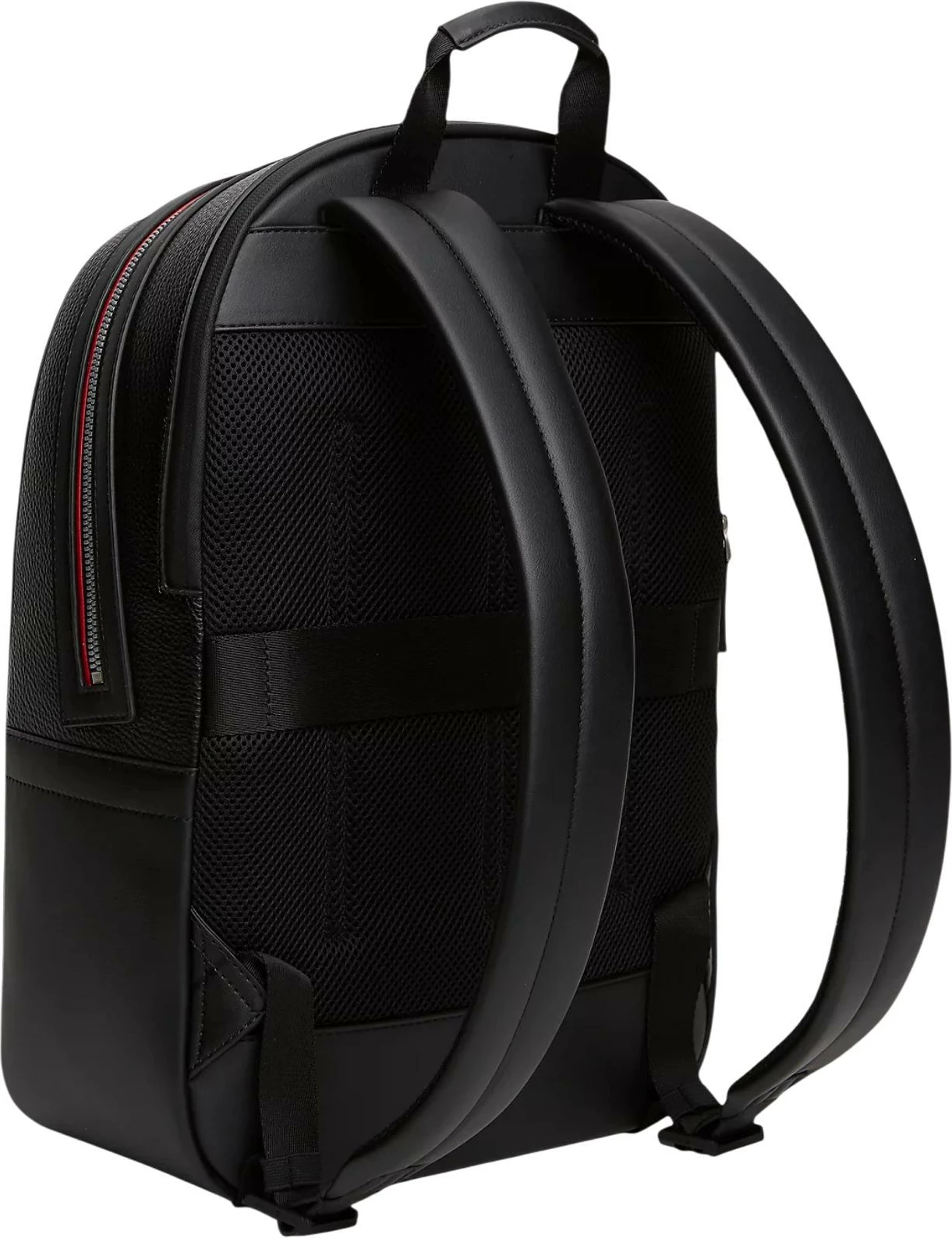 Çantë shpine Tommy Hilfiger TH Central Dome AM0AM14686, e zezë